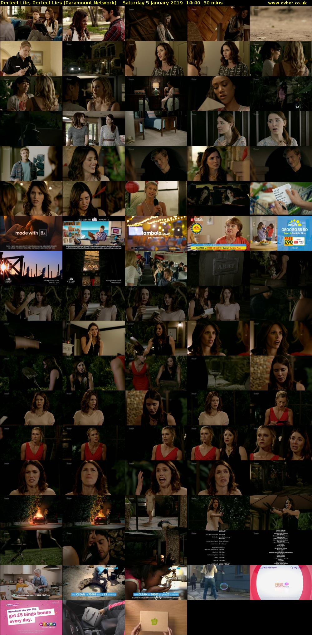 Perfect Life, Perfect Lies (Paramount Network) Saturday 5 January 2019 14:40 - 15:30