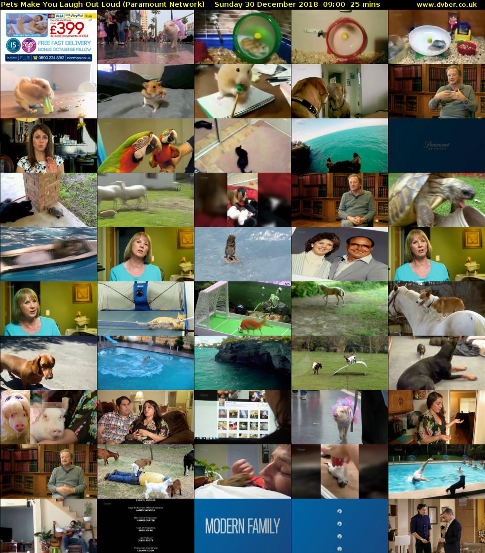 Pets Make You Laugh Out Loud (Paramount Network) Sunday 30 December 2018 09:00 - 09:25