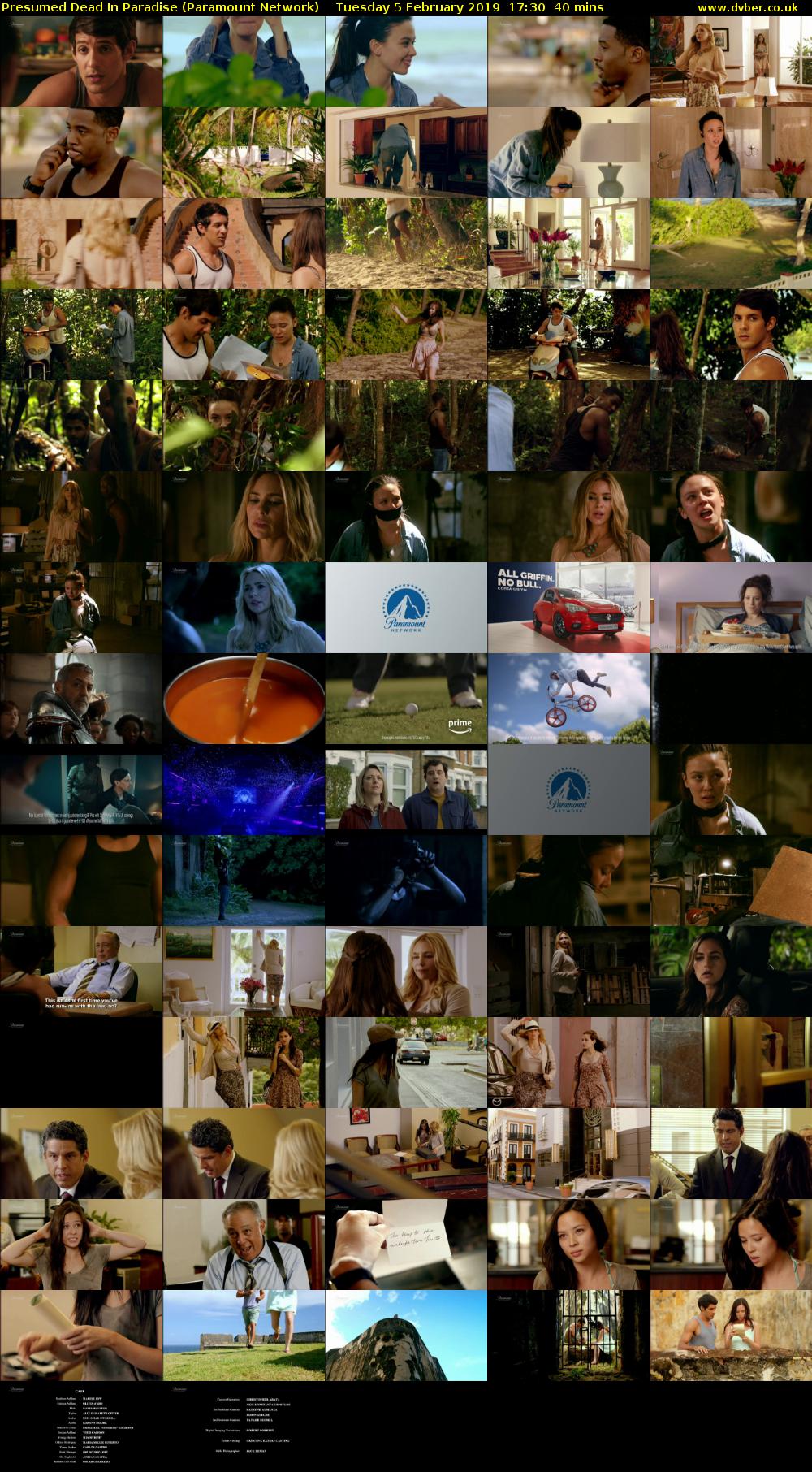 Presumed Dead In Paradise (Paramount Network) Tuesday 5 February 2019 17:30 - 18:10