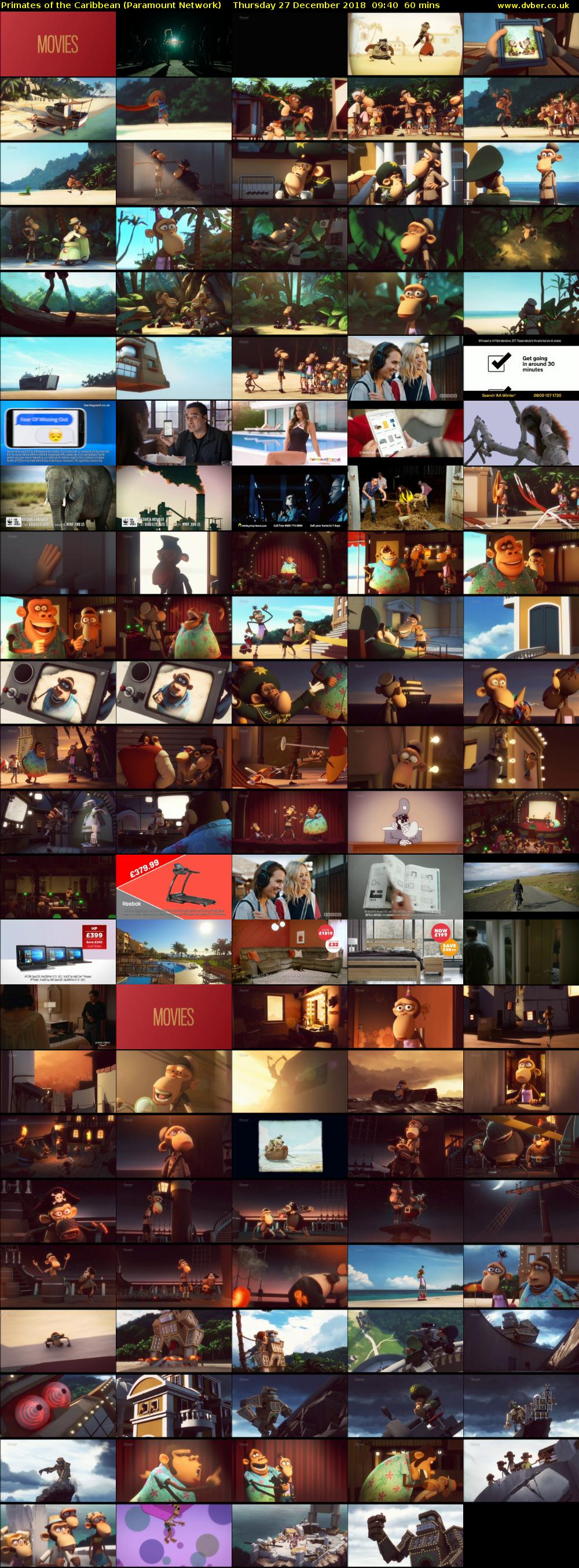 Primates of the Caribbean (Paramount Network) Thursday 27 December 2018 09:40 - 10:40