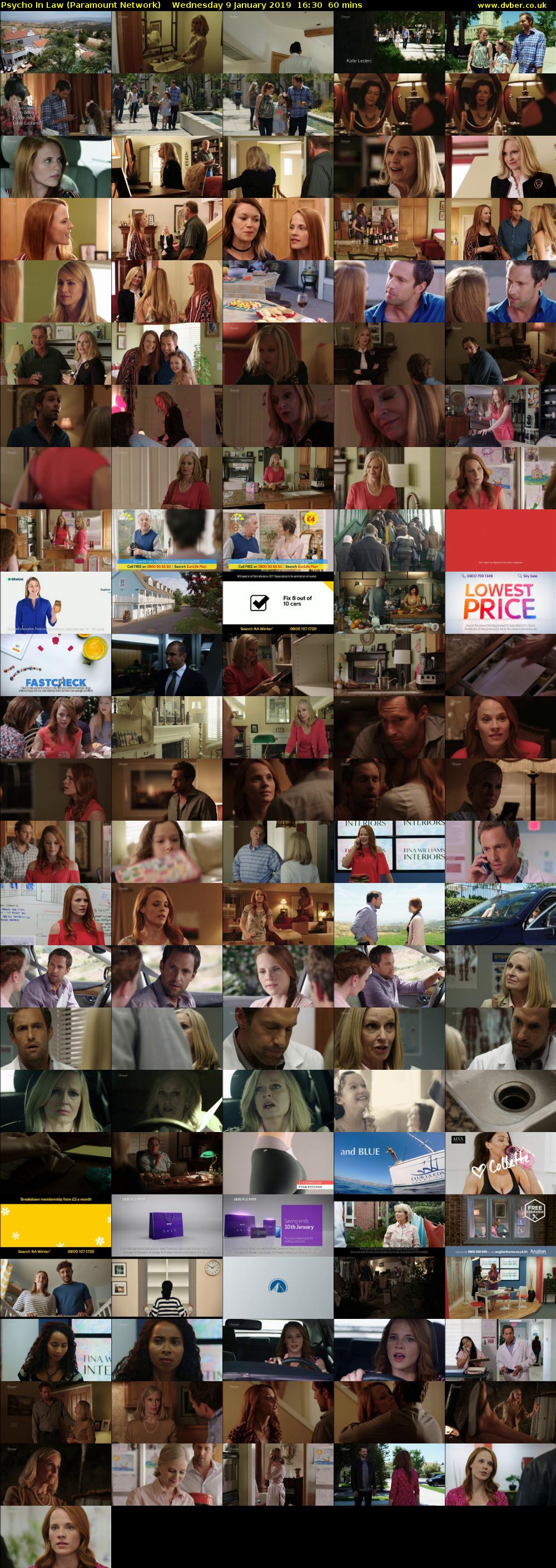 Psycho In Law (Paramount Network) Wednesday 9 January 2019 16:30 - 17:30