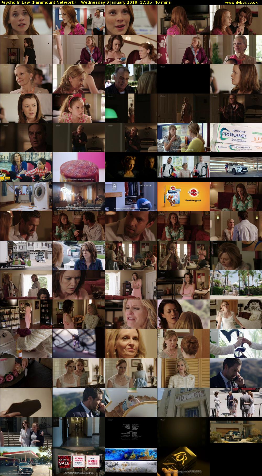 Psycho In Law (Paramount Network) Wednesday 9 January 2019 17:35 - 18:15