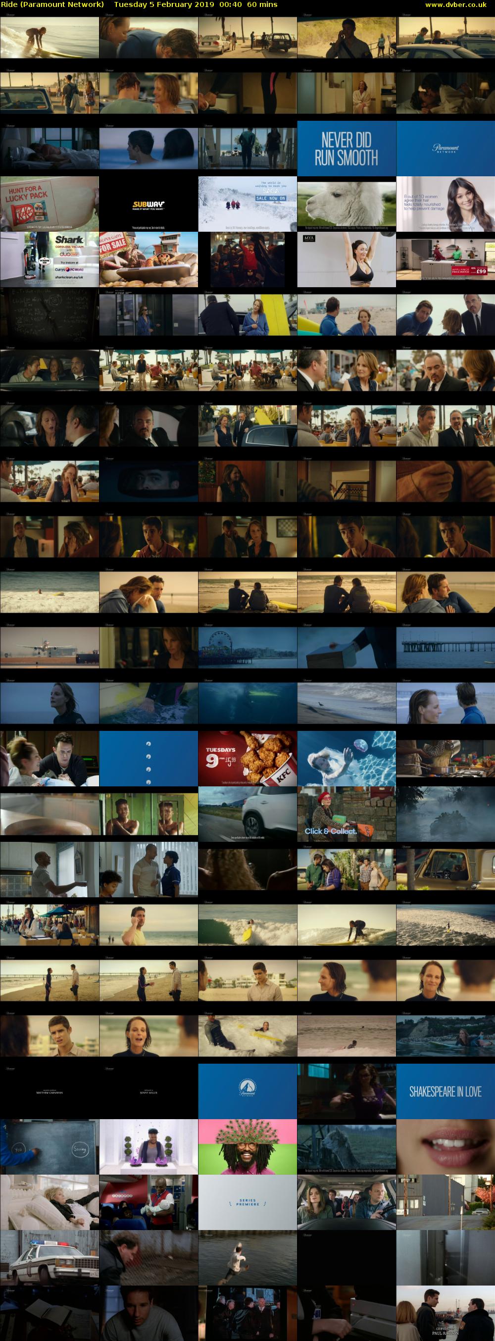 Ride (Paramount Network) Tuesday 5 February 2019 00:40 - 01:40