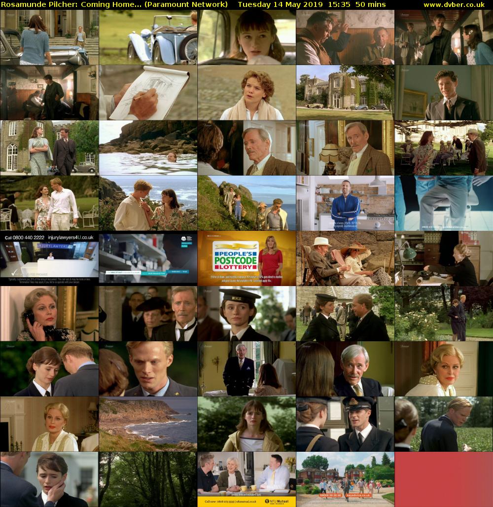 Rosamunde Pilcher: Coming Home... (Paramount Network) Tuesday 14 May 2019 15:35 - 16:25