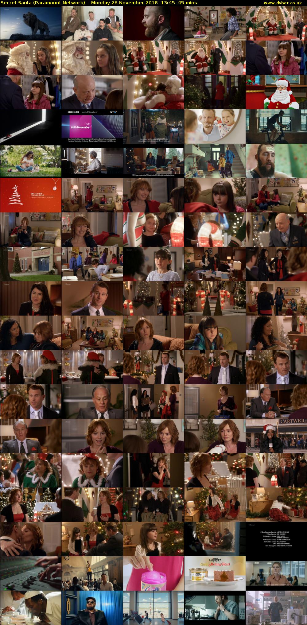 Secret Santa (Paramount Network) Monday 26 November 2018 13:45 - 14:30