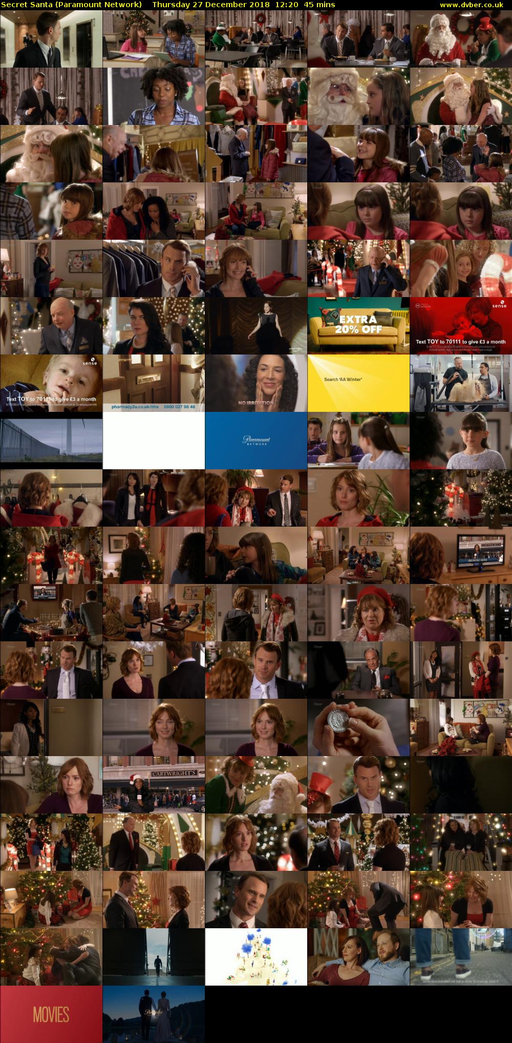 Secret Santa (Paramount Network) Thursday 27 December 2018 12:20 - 13:05