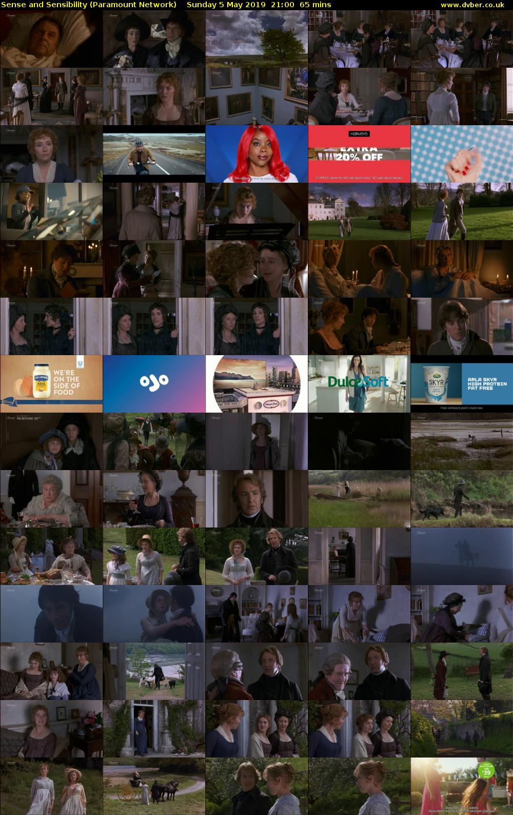 Sense and Sensibility (Paramount Network) Sunday 5 May 2019 21:00 - 22:05