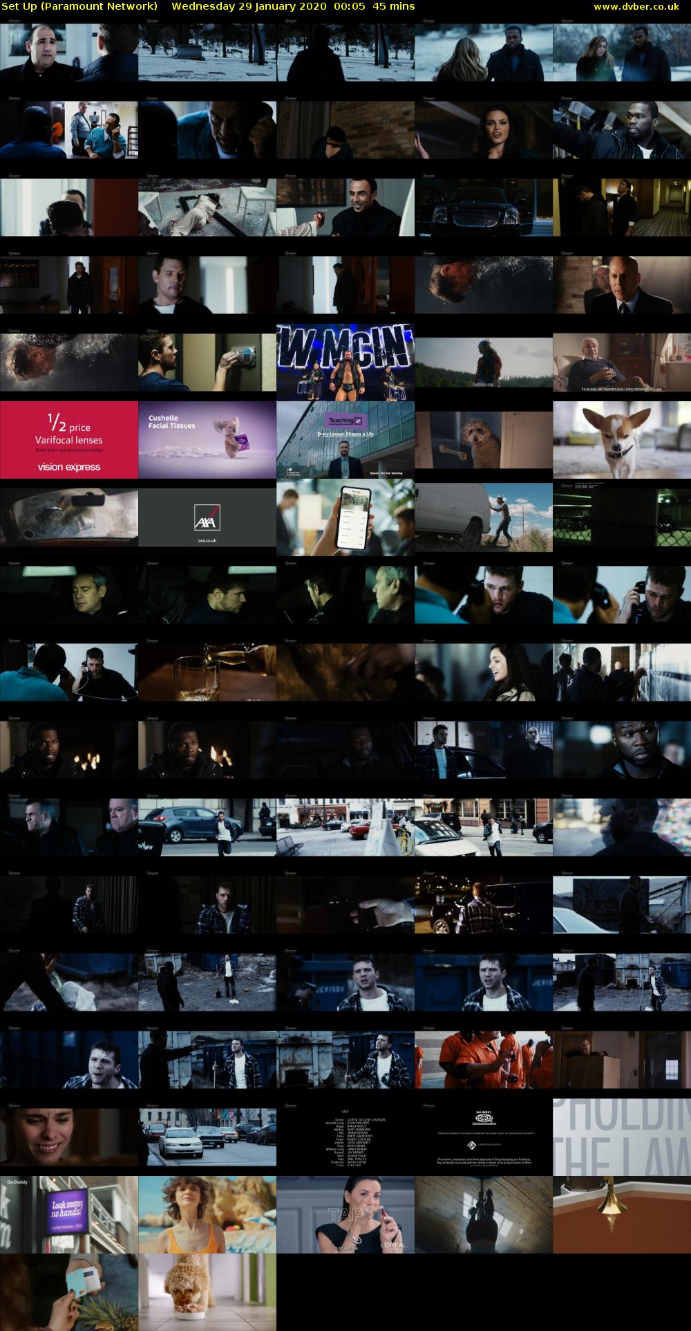 Set Up (Paramount Network) Wednesday 29 January 2020 00:05 - 00:50