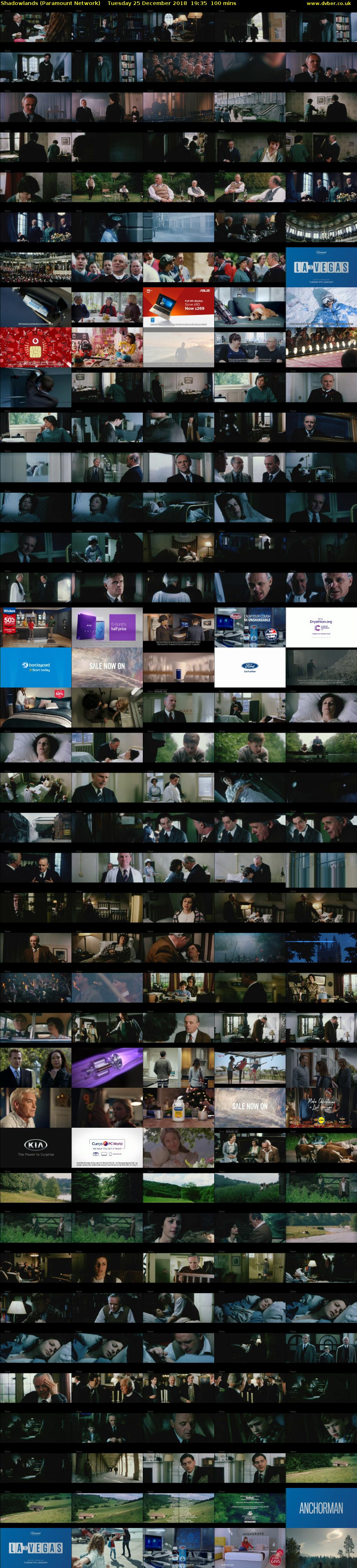 Shadowlands (Paramount Network) Tuesday 25 December 2018 19:35 - 21:15