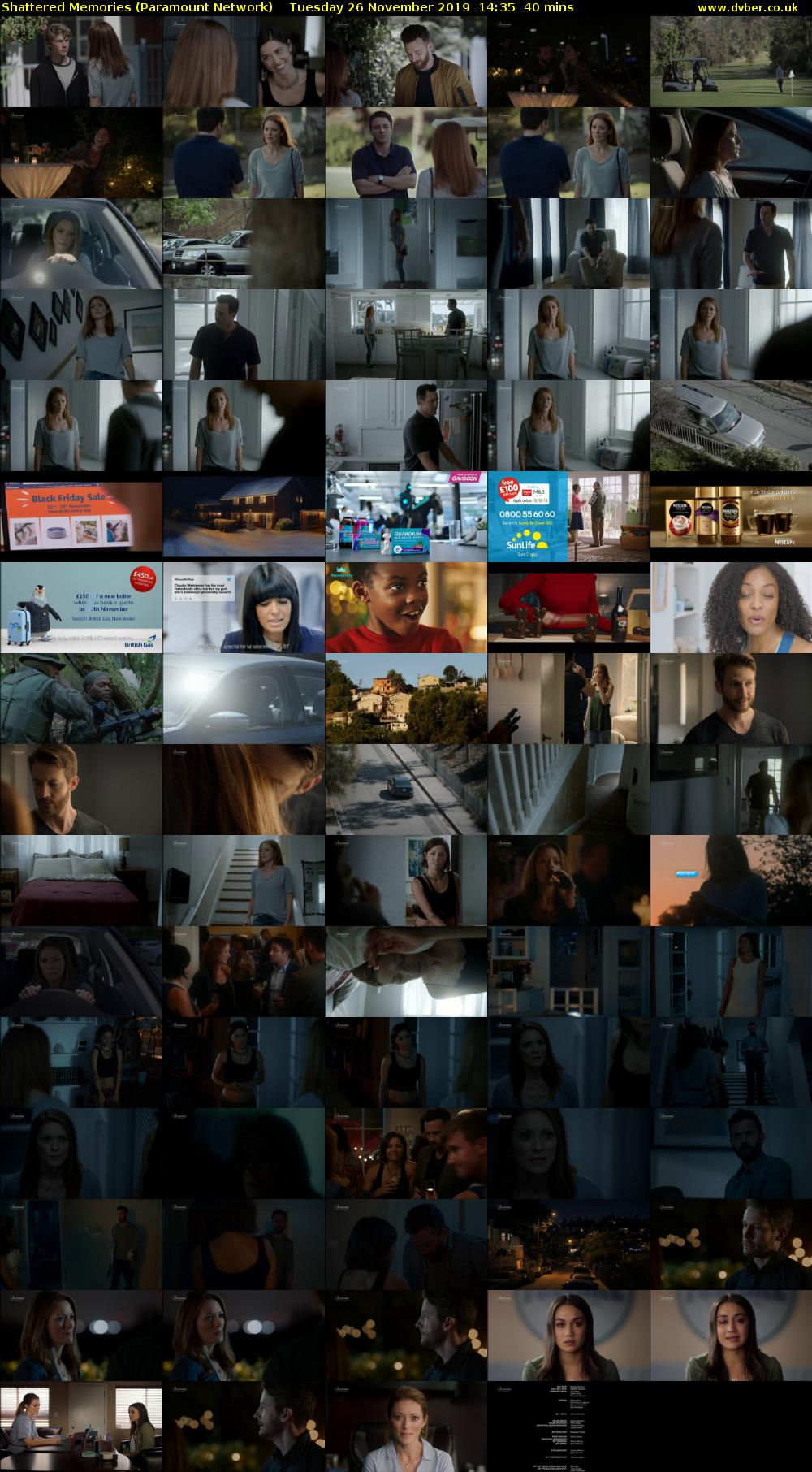 Shattered Memories (Paramount Network) Tuesday 26 November 2019 14:35 - 15:15
