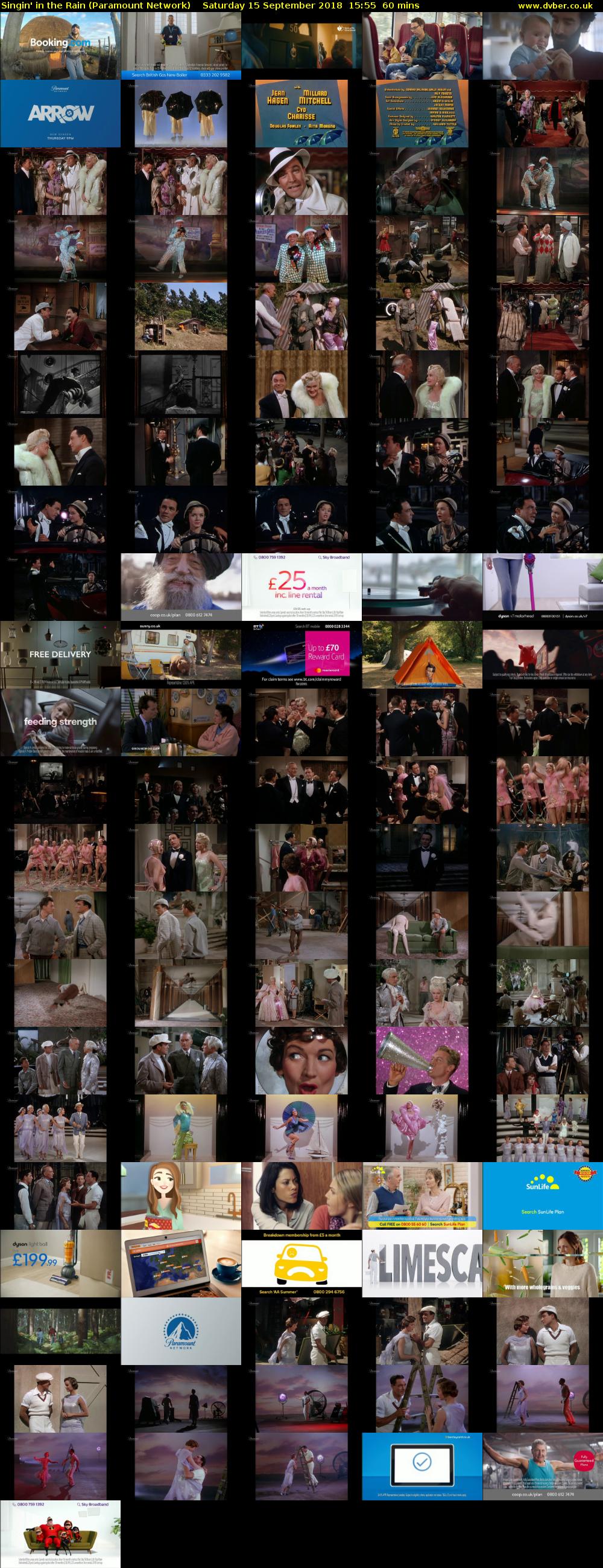 Singin' in the Rain (Paramount Network) Saturday 15 September 2018 15:55 - 16:55