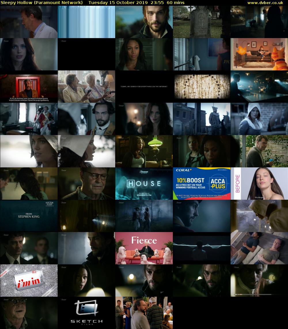 Sleepy Hollow (Paramount Network) Tuesday 15 October 2019 23:55 - 00:55