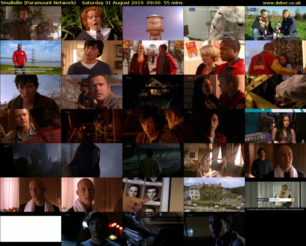 Smallville (Paramount Network) Saturday 31 August 2019 09:00 - 09:55