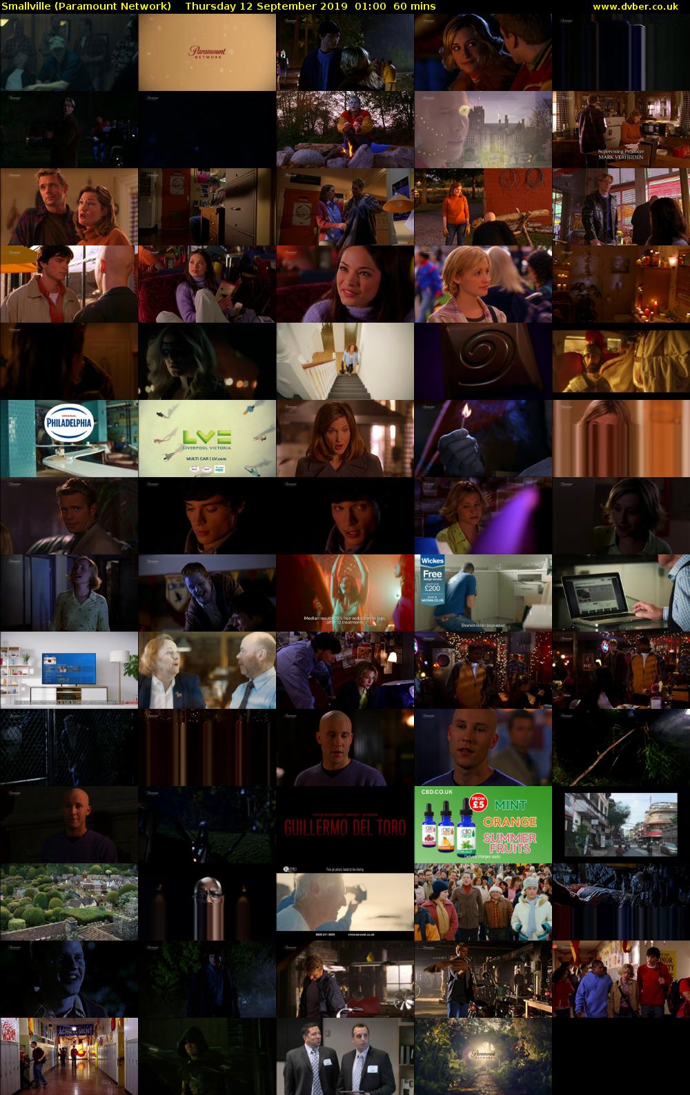 Smallville (Paramount Network) Thursday 12 September 2019 01:00 - 02:00