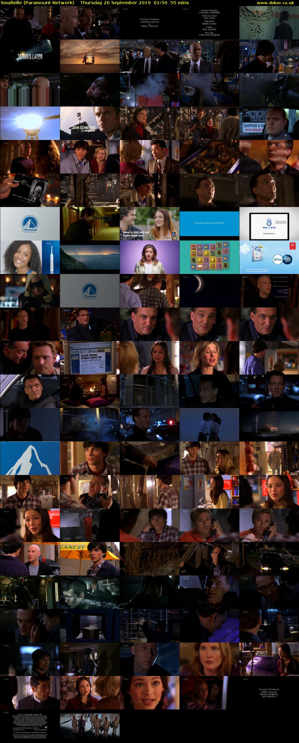 Smallville (Paramount Network) Thursday 26 September 2019 01:50 - 02:45