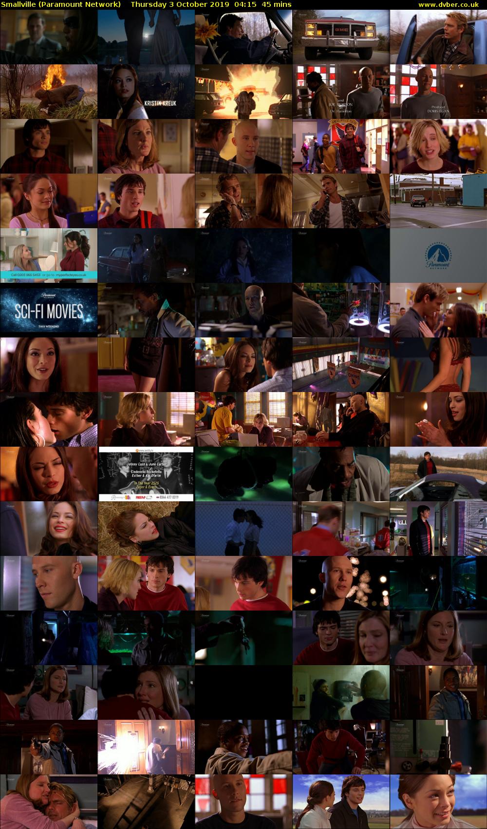 Smallville (Paramount Network) Thursday 3 October 2019 04:15 - 05:00