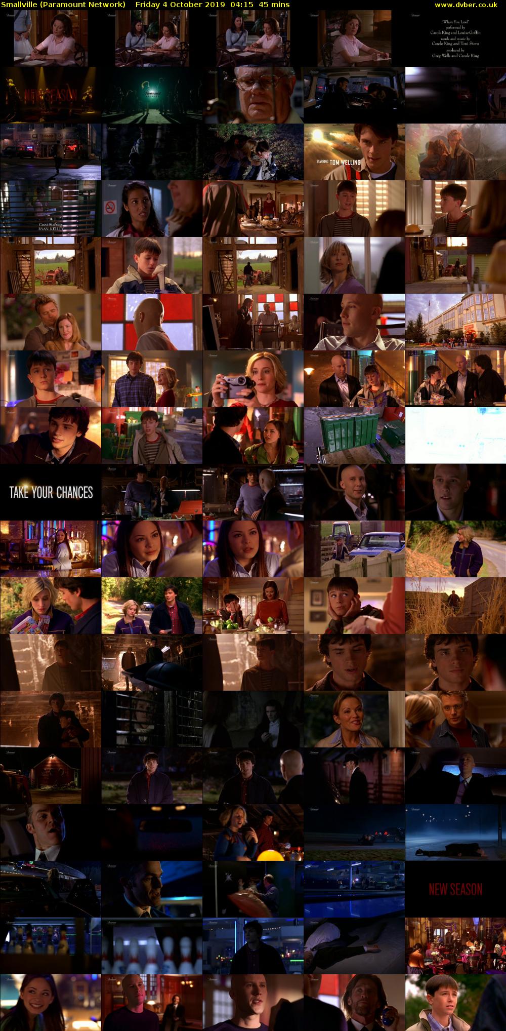 Smallville (Paramount Network) Friday 4 October 2019 04:15 - 05:00