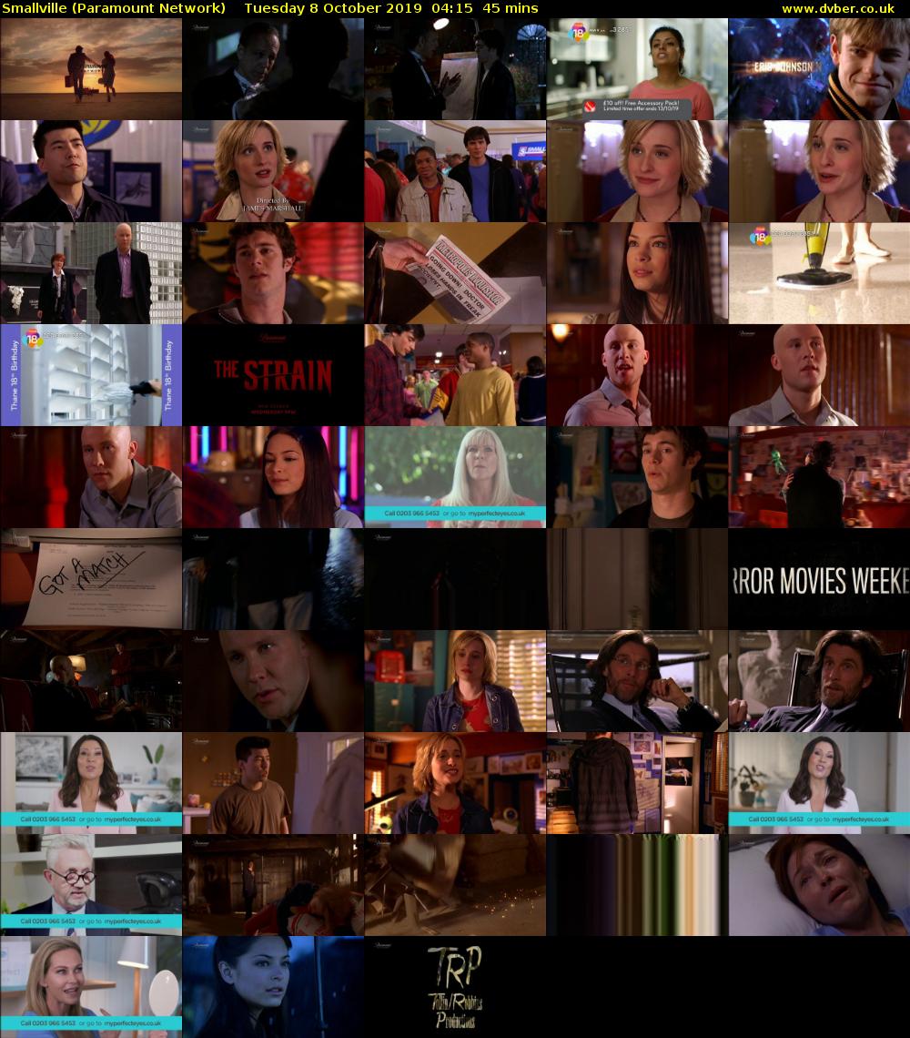 Smallville (Paramount Network) Tuesday 8 October 2019 04:15 - 05:00