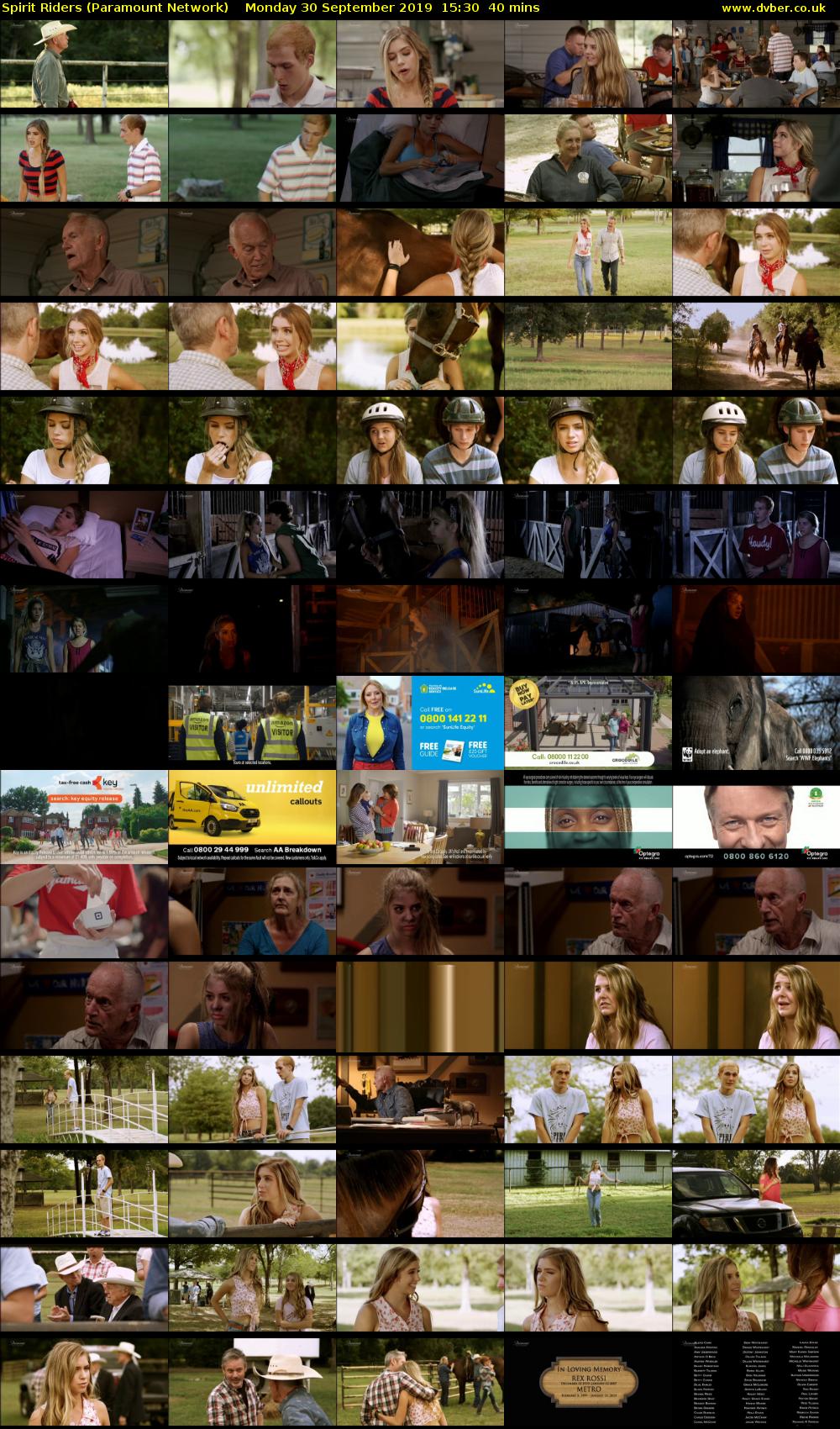 Spirit Riders (Paramount Network) Monday 30 September 2019 15:30 - 16:10