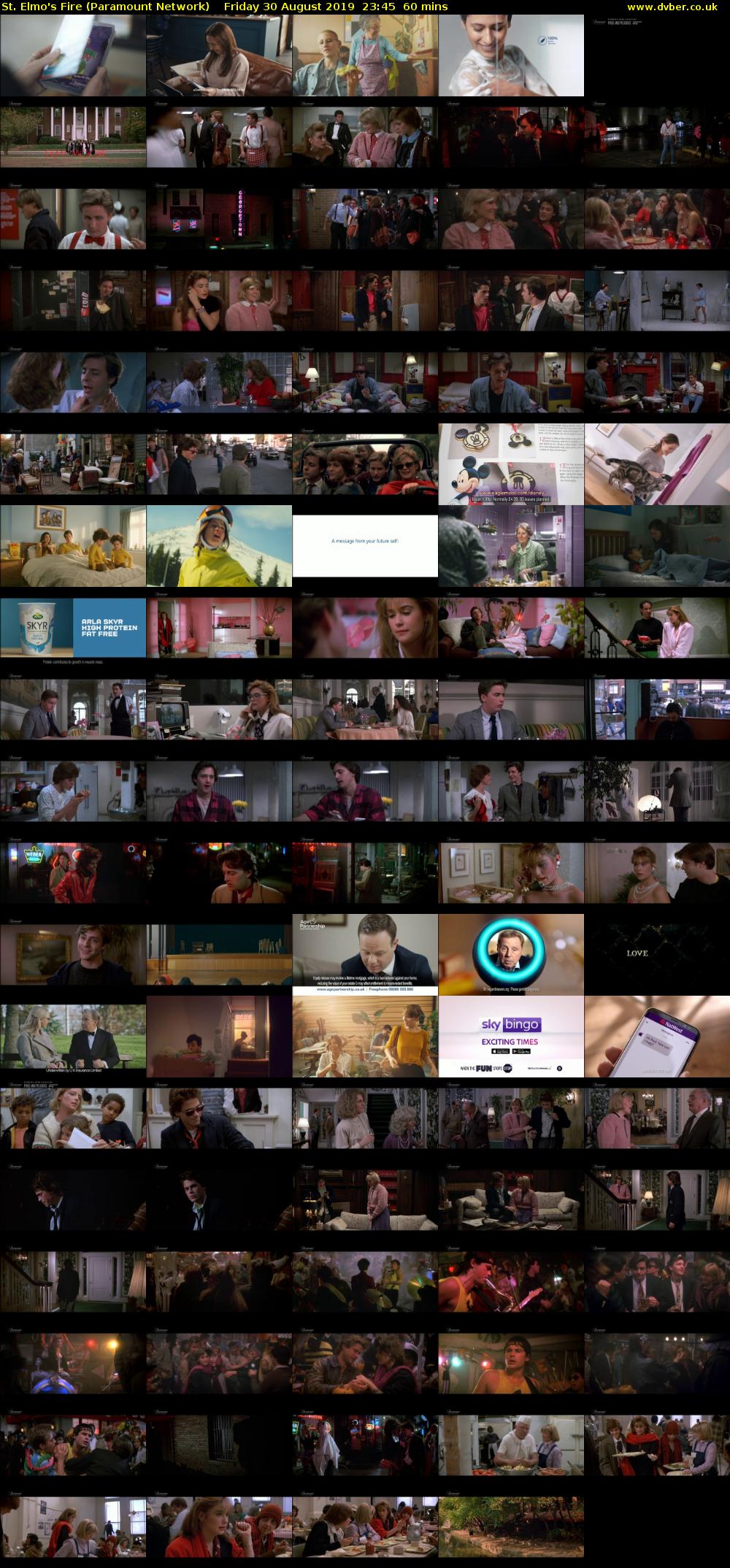 St. Elmo's Fire (Paramount Network) Friday 30 August 2019 23:45 - 00:45