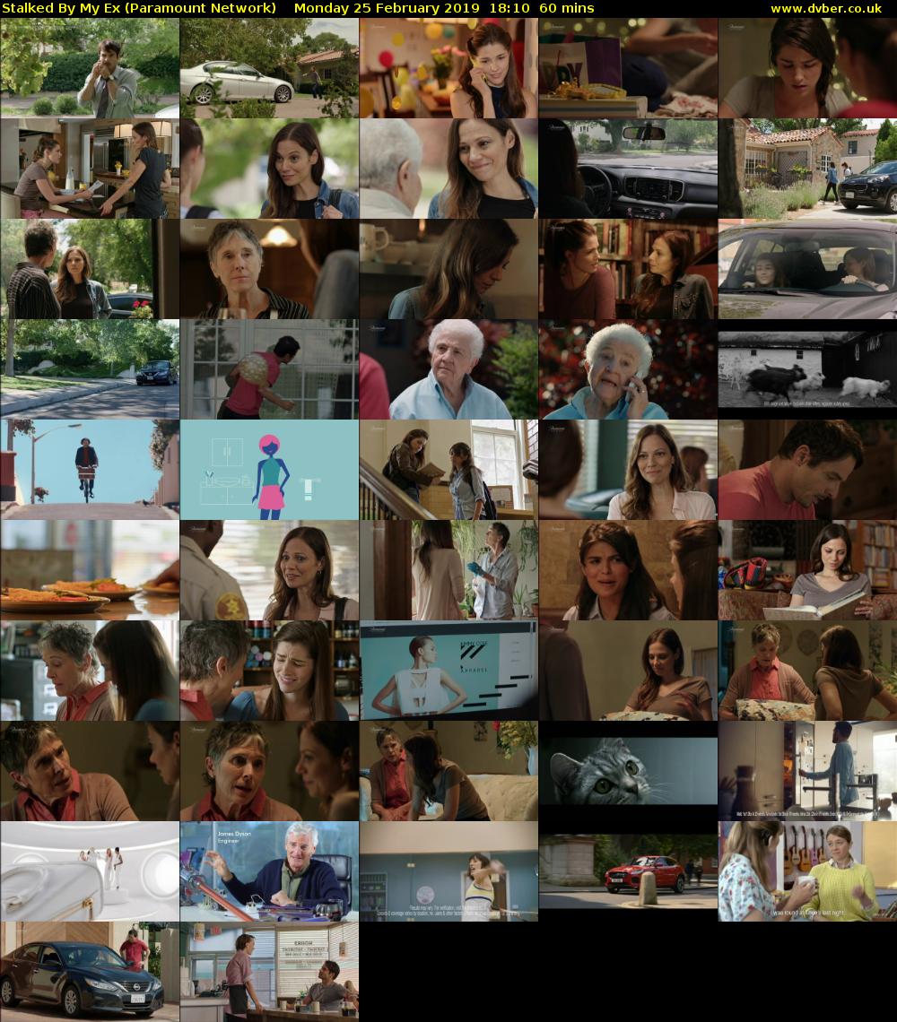 Stalked By My Ex (Paramount Network) Monday 25 February 2019 18:10 - 19:10