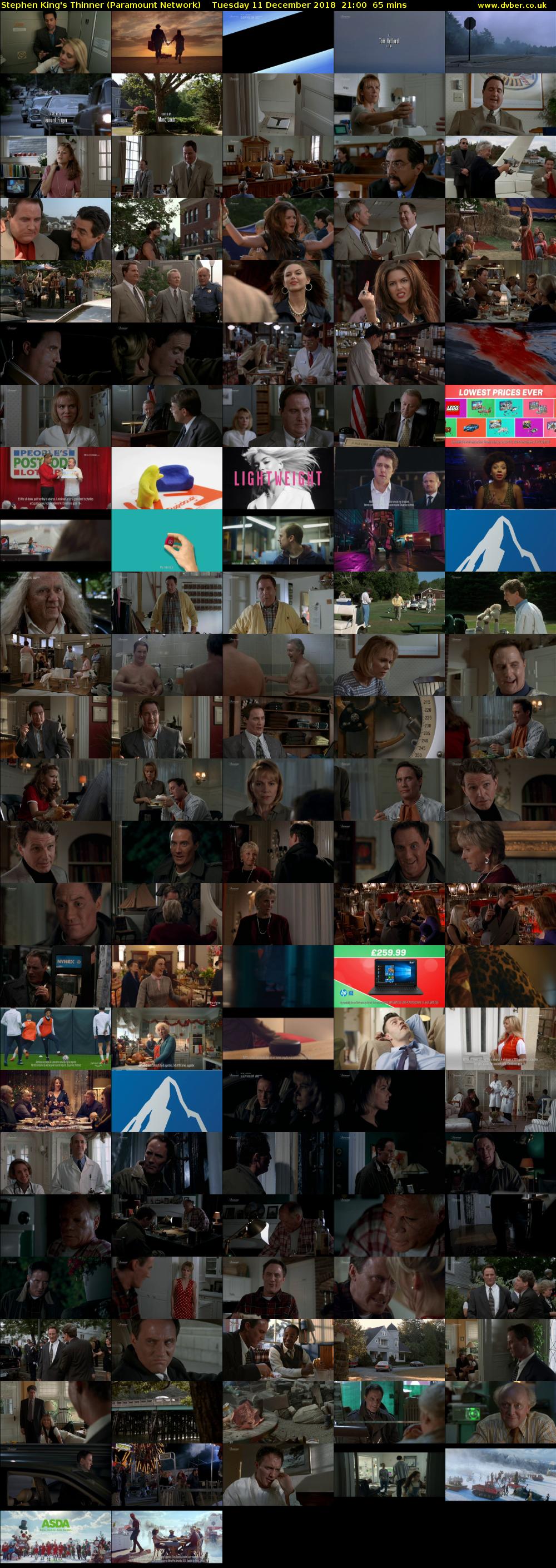 Stephen King's Thinner (Paramount Network) Tuesday 11 December 2018 21:00 - 22:05