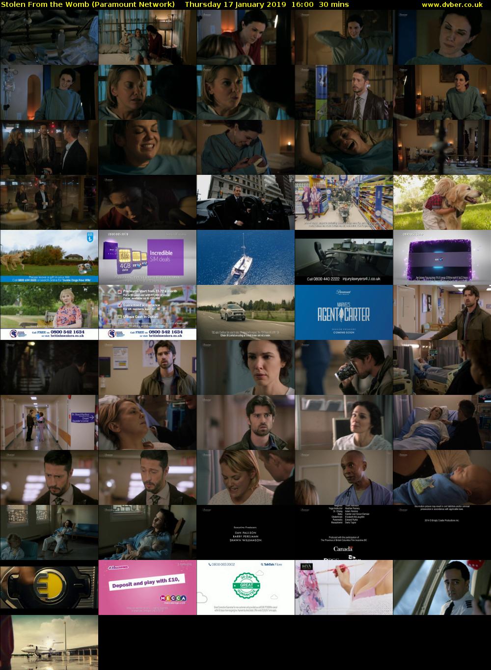 Stolen From the Womb (Paramount Network) Thursday 17 January 2019 16:00 - 16:30