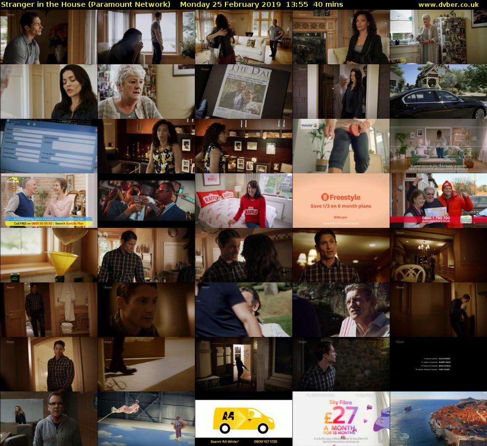 Stranger in the House (Paramount Network) Monday 25 February 2019 13:55 - 14:35