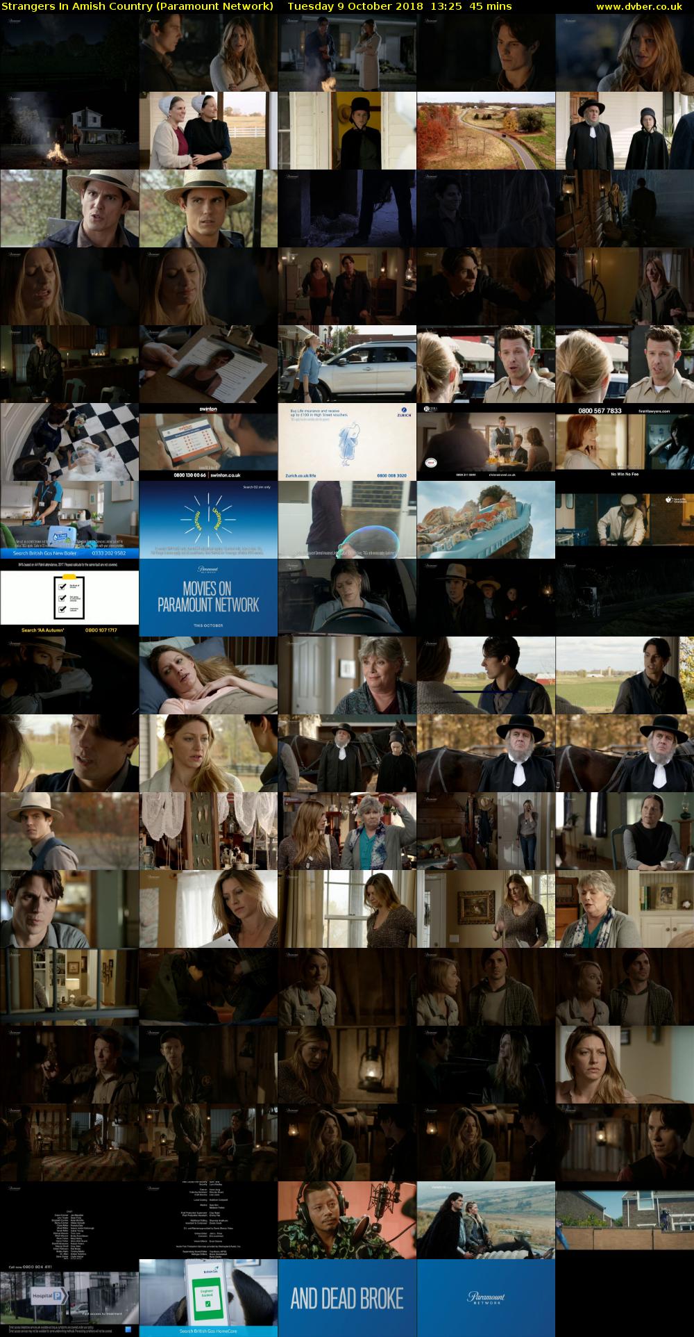 Strangers In Amish Country (Paramount Network) Tuesday 9 October 2018 13:25 - 14:10