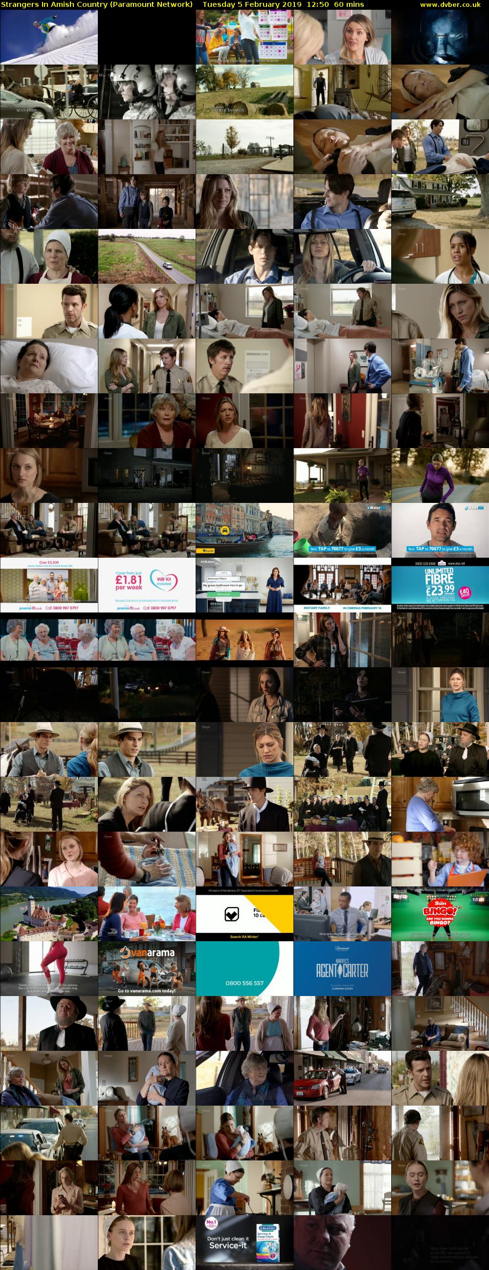 Strangers In Amish Country (Paramount Network) Tuesday 5 February 2019 12:50 - 13:50