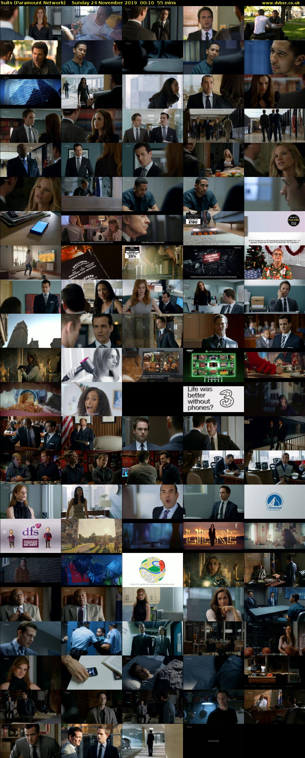 Suits (Paramount Network) Sunday 24 November 2019 00:10 - 01:05