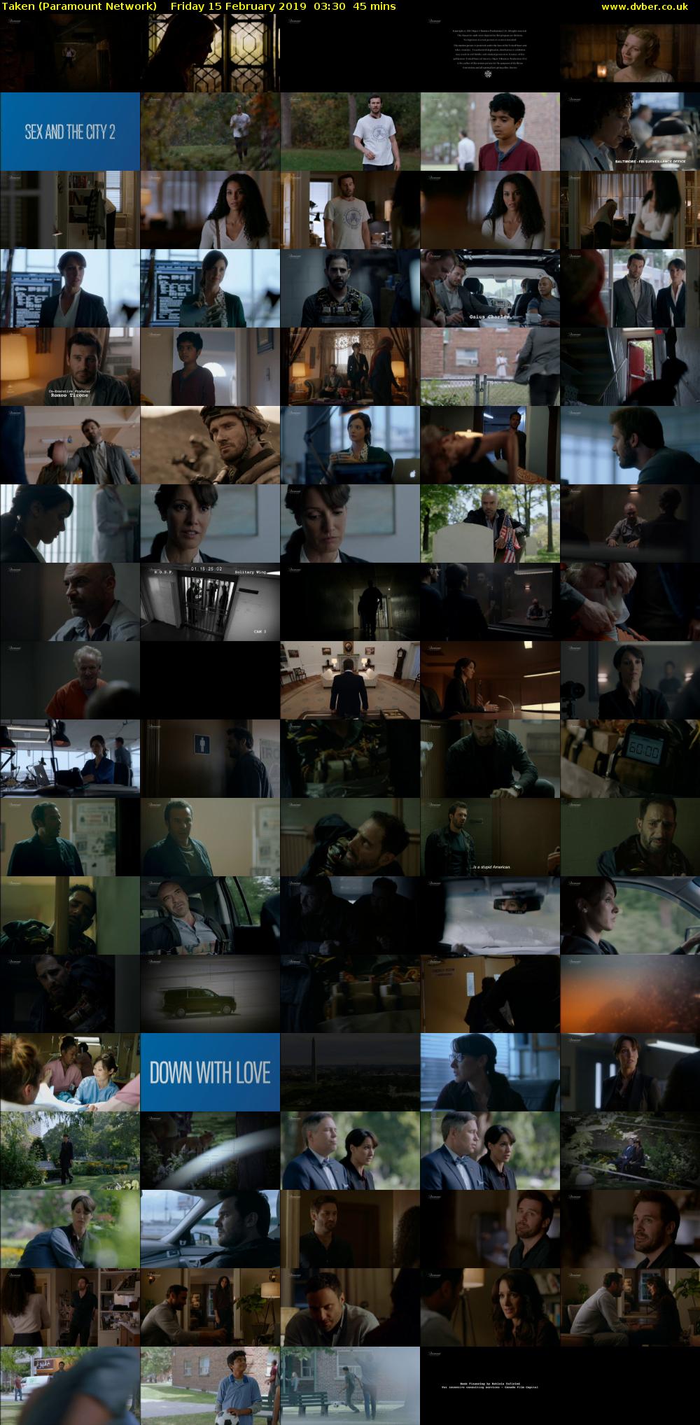 Taken (Paramount Network) Friday 15 February 2019 03:30 - 04:15