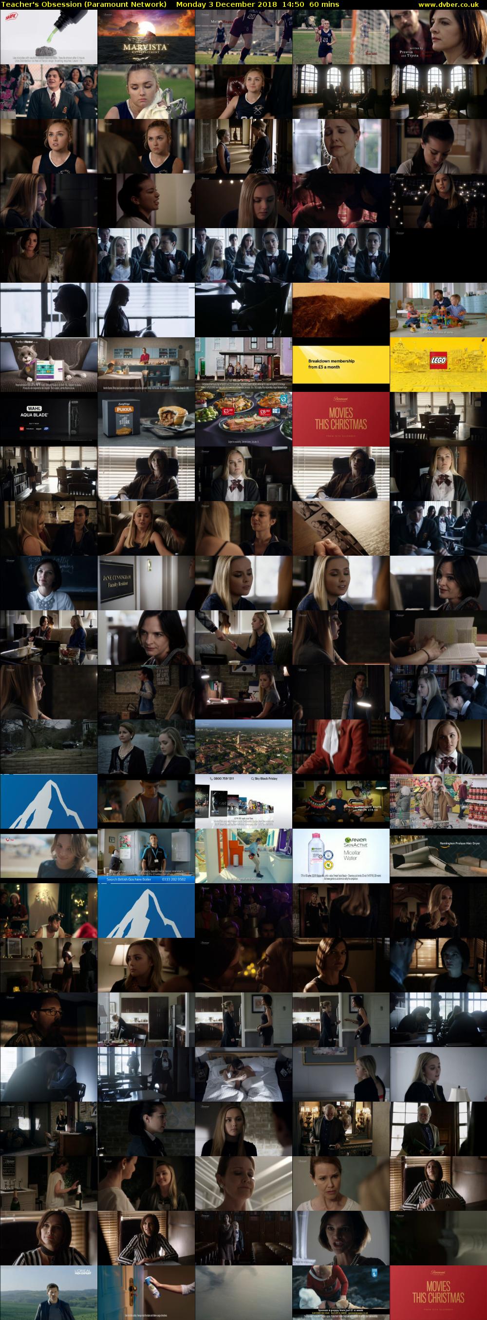 Teacher's Obsession (Paramount Network) Monday 3 December 2018 14:50 - 15:50