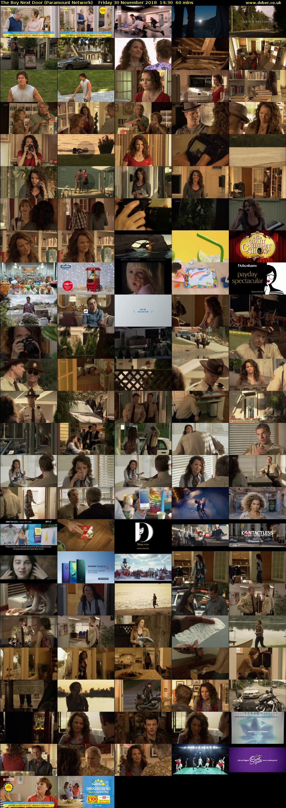 The Boy Next Door (Paramount Network) Friday 30 November 2018 14:30 - 15:30