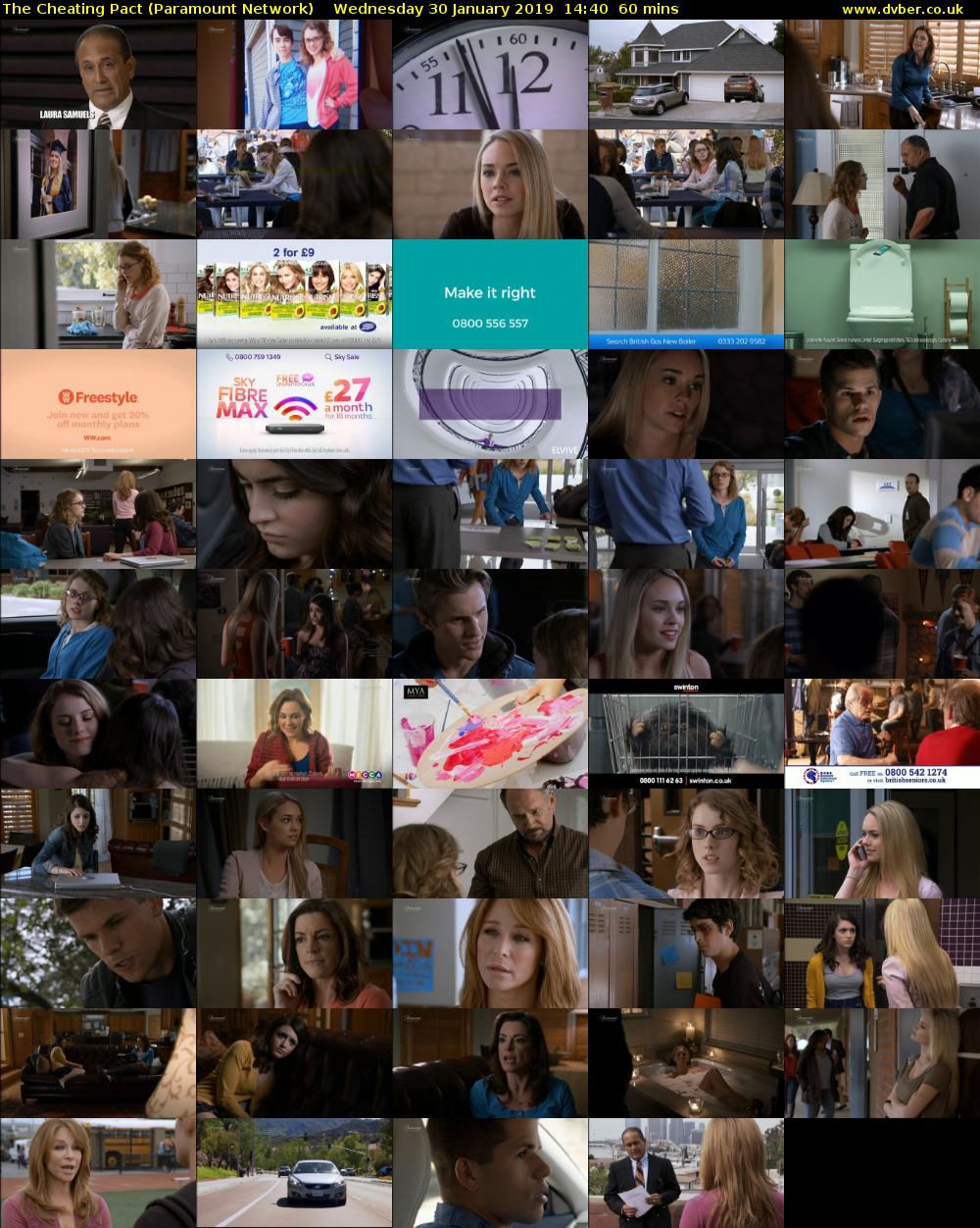 The Cheating Pact (Paramount Network) Wednesday 30 January 2019 14:40 - 15:40