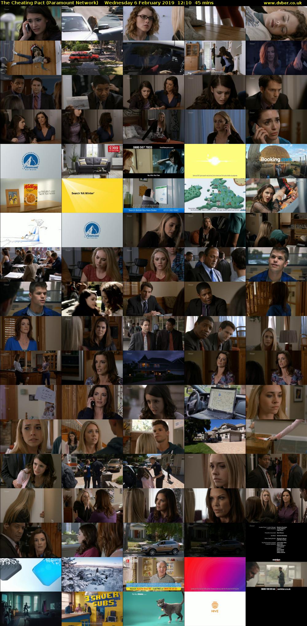 The Cheating Pact (Paramount Network) Wednesday 6 February 2019 12:10 - 12:55