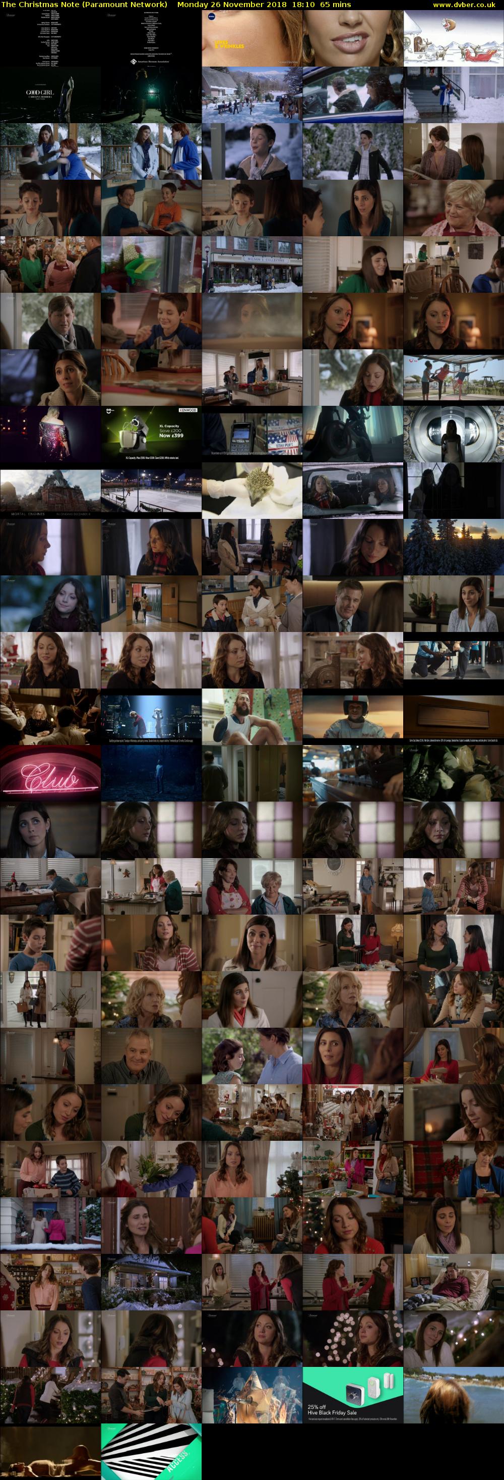 The Christmas Note (Paramount Network) Monday 26 November 2018 18:10 - 19:15