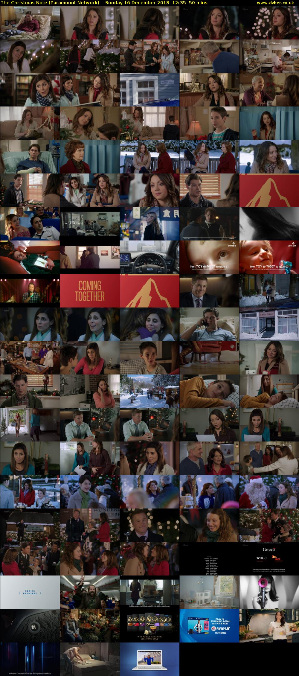 The Christmas Note (Paramount Network) Sunday 16 December 2018 12:35 - 13:25