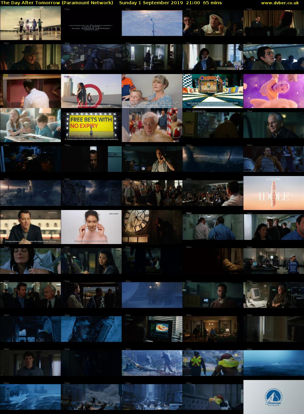 The Day After Tomorrow (Paramount Network) Sunday 1 September 2019 21:00 - 22:05