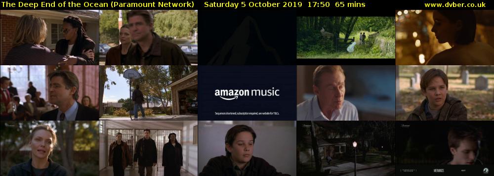 The Deep End of the Ocean (Paramount Network) Saturday 5 October 2019 17:50 - 18:55
