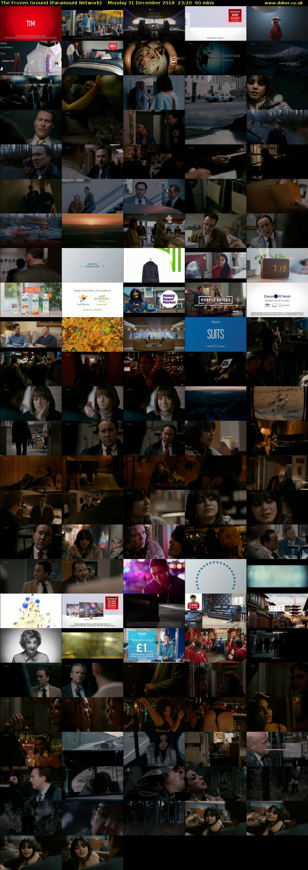 The Frozen Ground (Paramount Network) Monday 31 December 2018 23:20 - 00:20