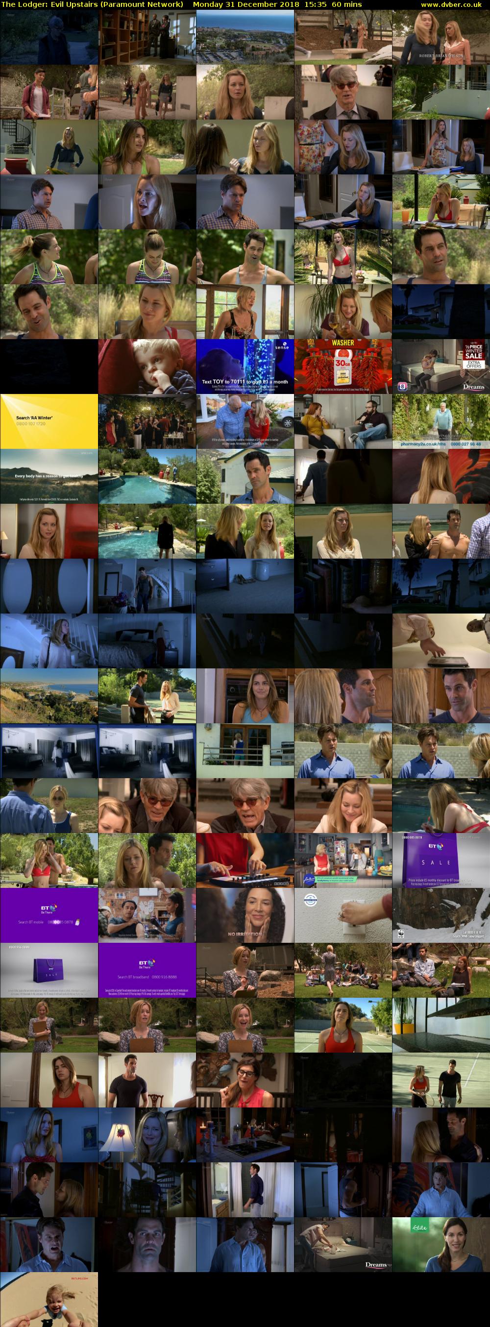 The Lodger: Evil Upstairs (Paramount Network) Monday 31 December 2018 15:35 - 16:35