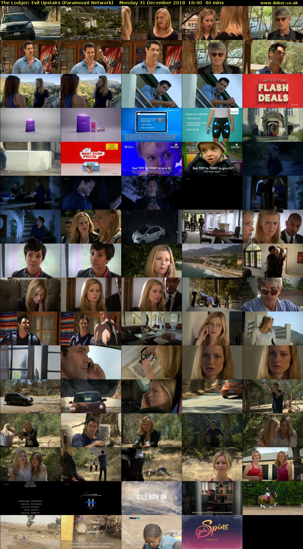 The Lodger: Evil Upstairs (Paramount Network) Monday 31 December 2018 16:40 - 17:20