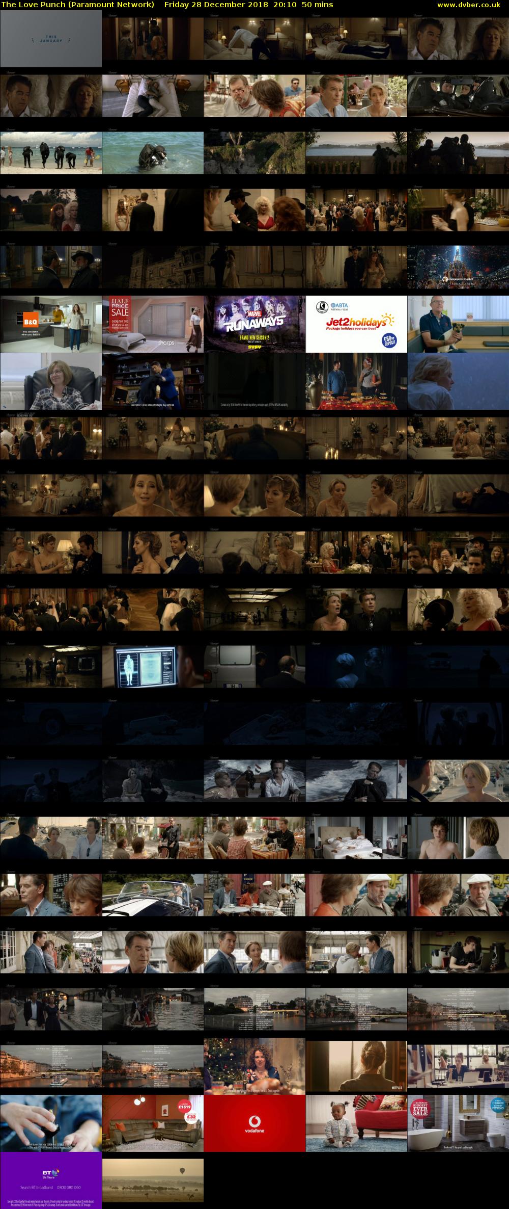 The Love Punch (Paramount Network) Friday 28 December 2018 20:10 - 21:00