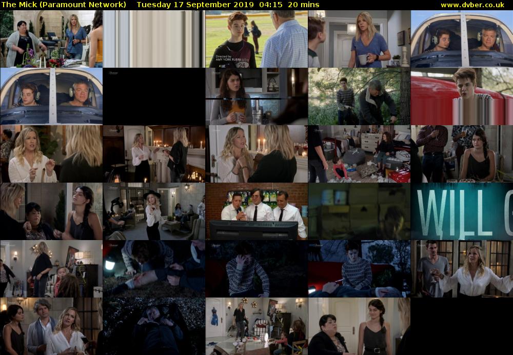 The Mick (Paramount Network) Tuesday 17 September 2019 04:15 - 04:35