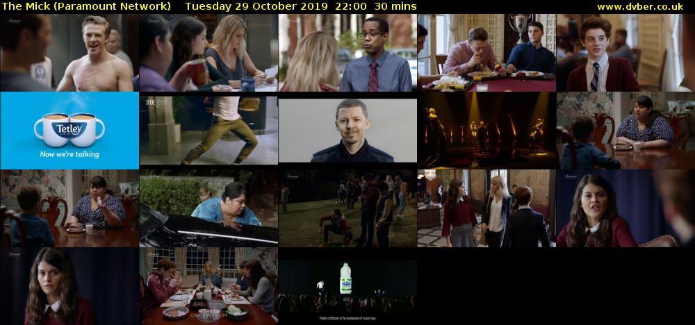 The Mick (Paramount Network) Tuesday 29 October 2019 22:00 - 22:30