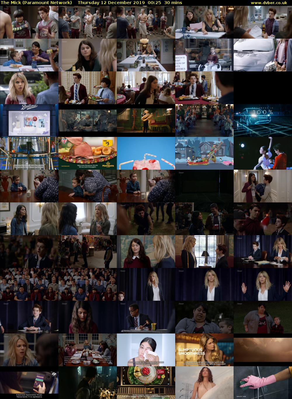 The Mick (Paramount Network) Thursday 12 December 2019 00:25 - 00:55
