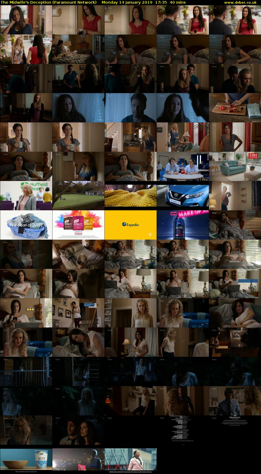 The Midwife's Deception (Paramount Network) Monday 14 January 2019 17:35 - 18:15