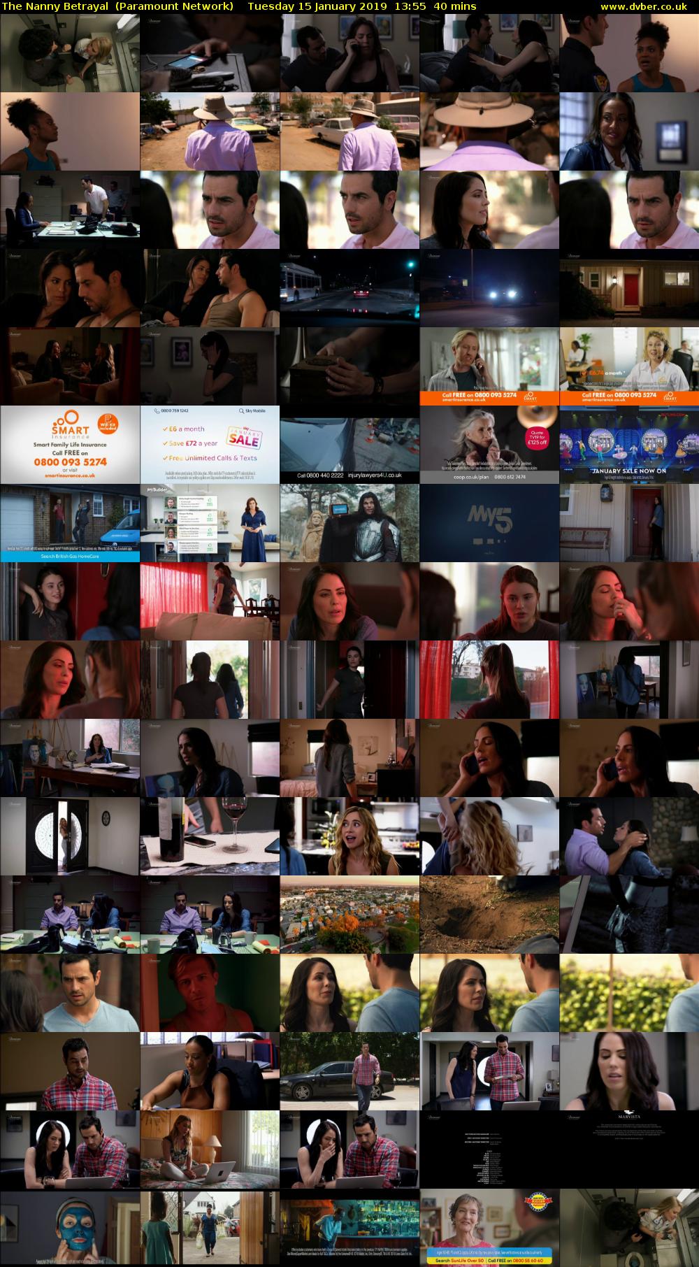 The Nanny Betrayal  (Paramount Network) Tuesday 15 January 2019 13:55 - 14:35