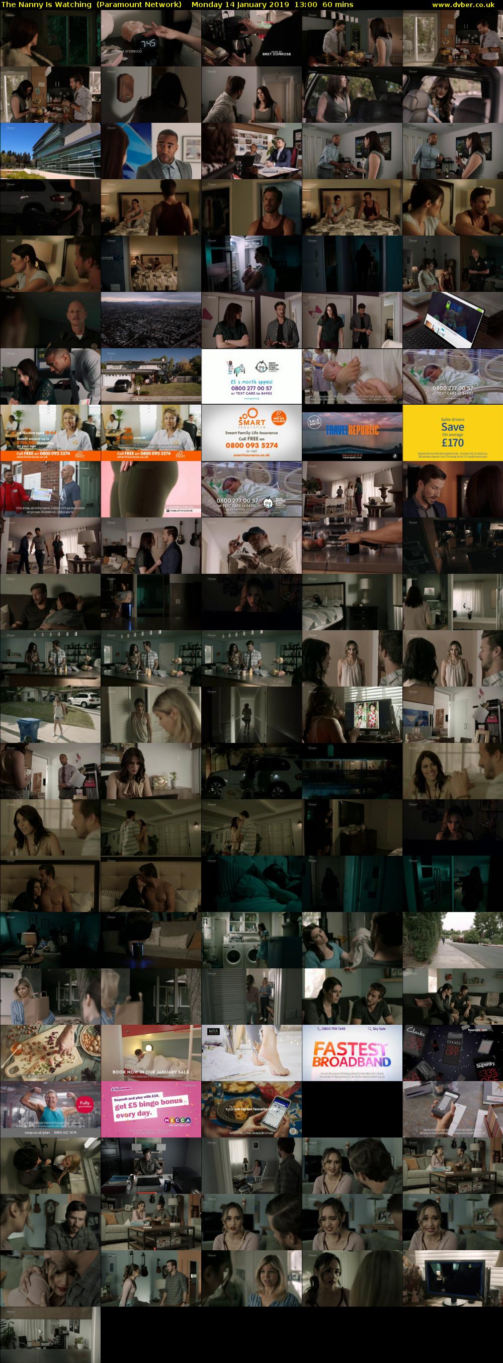 The Nanny Is Watching  (Paramount Network) Monday 14 January 2019 13:00 - 14:00